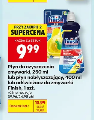Płyn do czyszczenia zmywarki Finish promocja w Biedronka