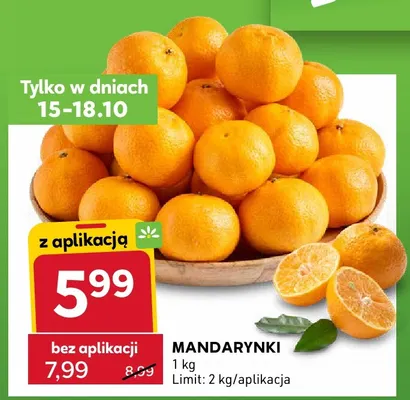 Mandarynki promocja w Stokrotka