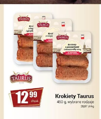Krokiety z kapustą i grzybami Taurus promocja w Premium Nasz Sklep