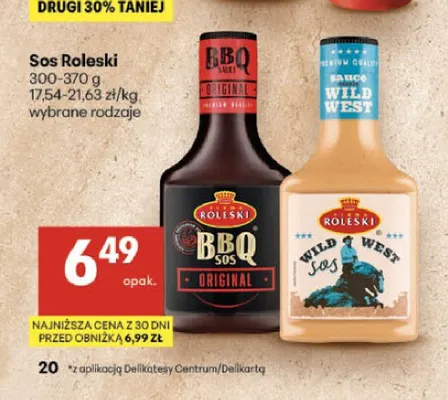 Sos Roleski Wild West promocja w Delikatesy Centrum