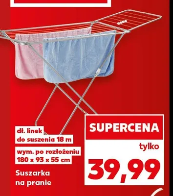 Suszarka na pranie promocja w Kaufland