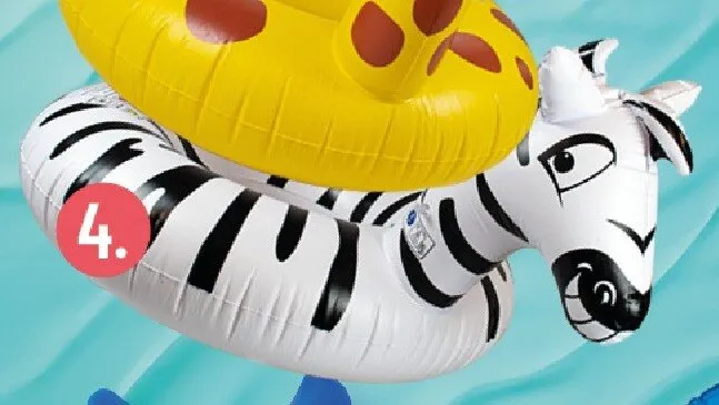 Koło dmuchane Zebra Captain Mike promocja w POLOmarket