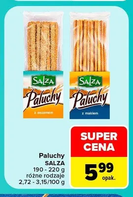 Paluchy z makiem Salza promocja w Carrefour Market