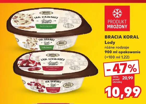 Lody Bracia Koral promocja w Kaufland