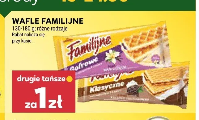 Wafle Familijne Gofrowe promocja w Stokrotka