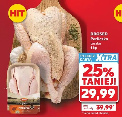 Perliczka tuszka Drosed promocja w Kaufland