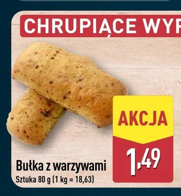 Bułka z warzywami promocja w Aldi