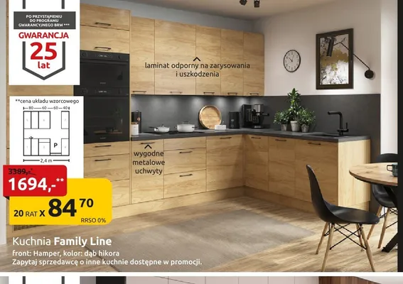 Kuchnia Family Line promocja w Black Red White