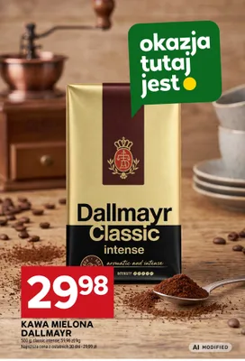 Kawa mielona Dallmayr Classic intense promocja w Stokrotka
