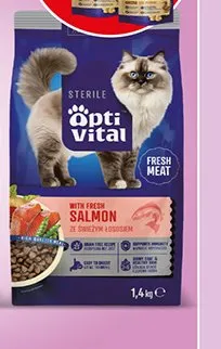 Karma dla kotów sucha, Fresh Meat łosoś promocja w Biedronka Home