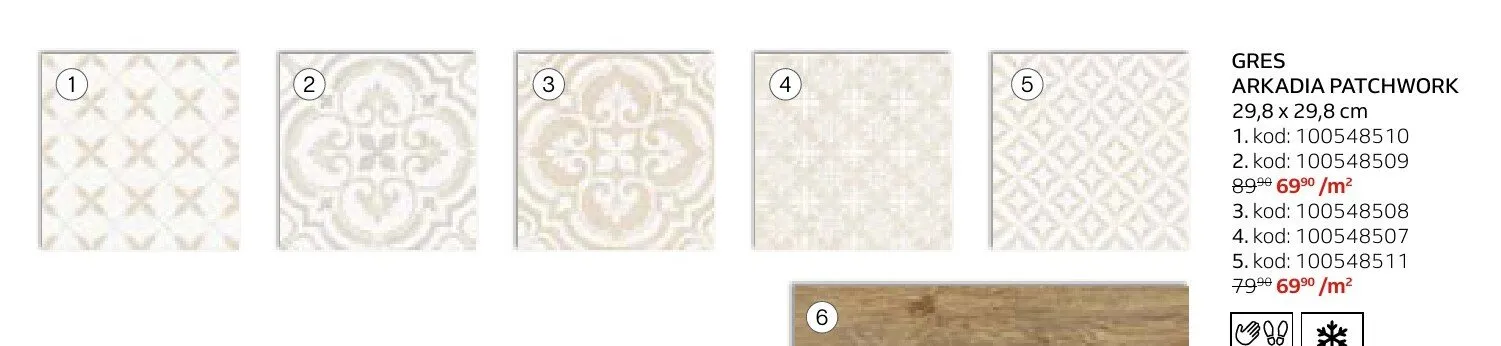 Gres Cersanit Arkadia Patchwork 5 promocja w Komfort