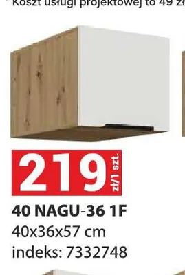 Szafka kuchenna wisząca 40 NAGU-36 1F promocja w Merkury Market