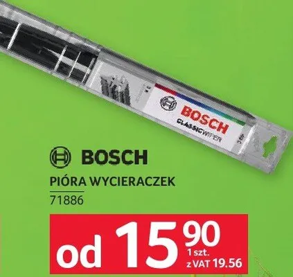 Pióra wycieraczek Bosch promocja w Selgros