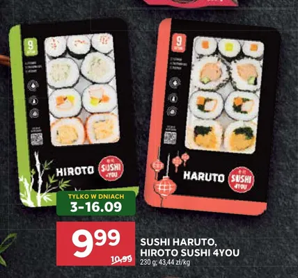 Sushi Hiroto Sushi 4You promocja w Stokrotka