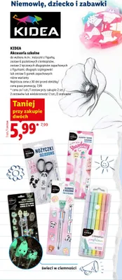 Ołówki z figurką świecącą w ciemności Kidea promocja w Lidl