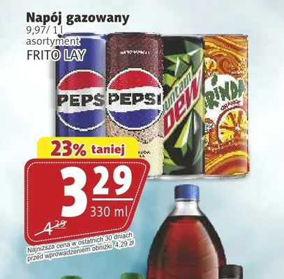Napój gazowany Mirinda promocja w Prim Market