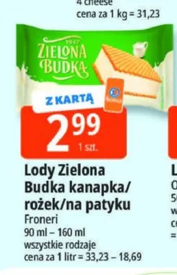 Lody na patyku Zielona Budka promocja w Leclerc