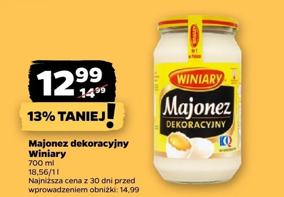 Majonez dekoracyjny promocja w Netto