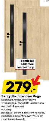 Skrzydło drzwiowe Vega promocja w Bricomarche
