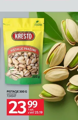 Pistacje prażone KRESTO promocja w Selgros