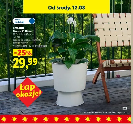 Donica LIVARNO promocja w Lidl