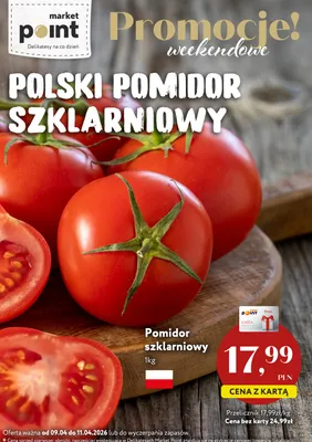 Pomidor szklarniowy promocja w Market Point