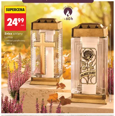 Znicz szklany Lumia promocja w Biedronka