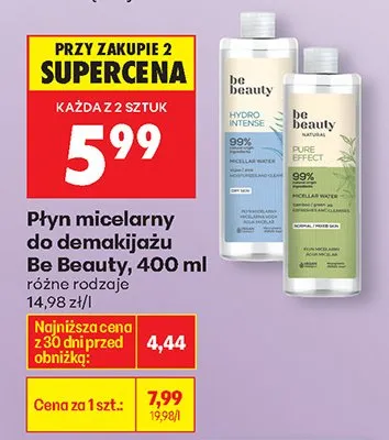 Płyn micelarny do demakijażu różne rodzaje promocja w Biedronka