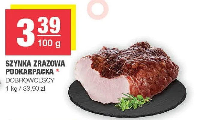 Szynka zrazowa podkarpacka promocja w SPAR