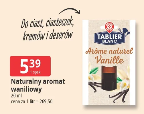 Naturalny aromat waniliowy promocja w Leclerc
