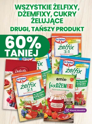 Środek żelujący Dżemix Delecta promocja w Dino