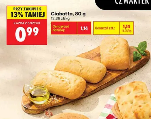 Ciabatta promocja w Biedronka