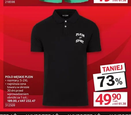 Polo męskie Plein promocja w Selgros