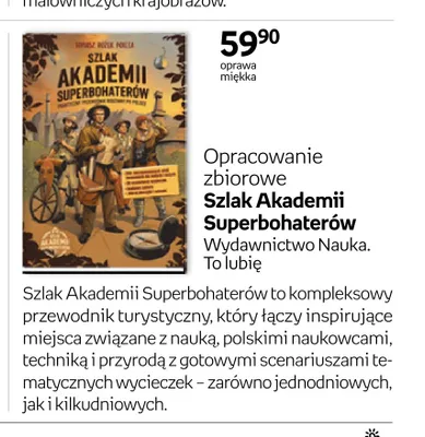 Książka Szlak Akademii Superbohaterów To lubię promocja w Empik