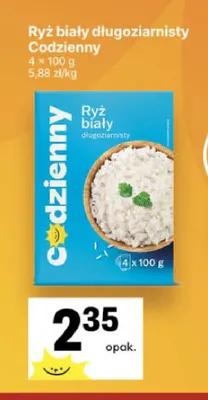 Ryż biały długoziarnisty Codzienny promocja w Delikatesy Centrum