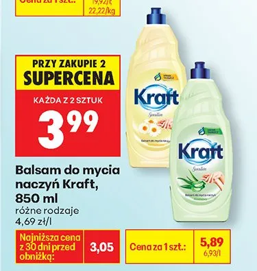 Balsam do mycia naczyń różne rodzaje promocja w Biedronka