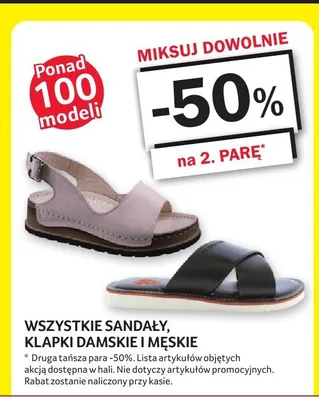 Sandały damskie promocja w Selgros