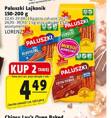 Paluszki Lajkonik promocja w Prim Market