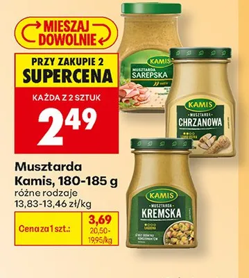 Musztarda Kremska Kamis promocja w Biedronka