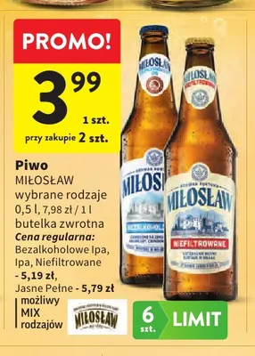 Piwo Miłosław IPA promocja w Intermarche
