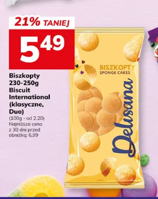 Biszkopty Duo Delisana promocja w Hitpol