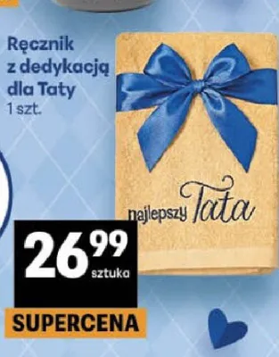 Ręcznik z dedykacją dla Taty promocja w Delikatesy Centrum