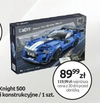 Klocki konstrukcyjne CaDA Blue Knight 500 promocja w Empik