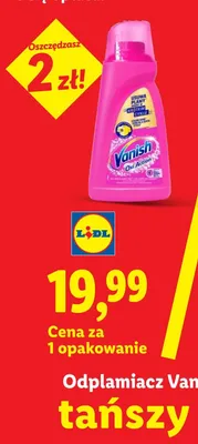 Odplamiacz Vanish Oxi Action promocja w Lidl