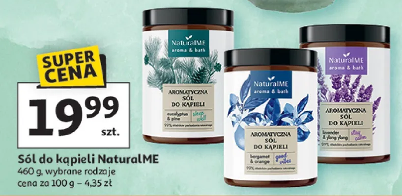 Sól do kąpieli limonka i mięta Body club promocja w Auchan