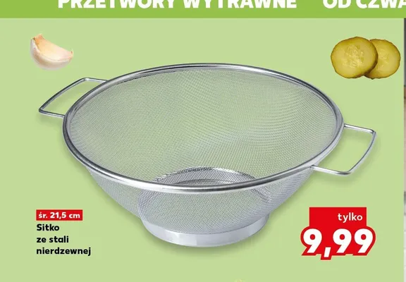 Sitko ze stali nierdzewnej promocja w Kaufland
