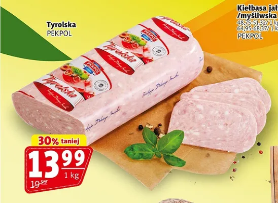 Kiełbasa Tyrolska PEKPOL promocja w Prim Market