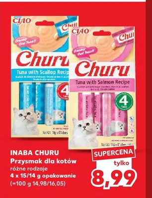 Przysmak dla kotów Inaba Churu 4-pak promocja w Kaufland