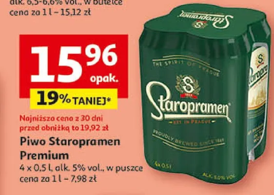 Piwo Premium promocja w Auchan