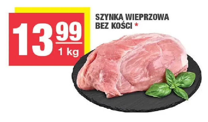 Szynka wieprzowa bez kości promocja w SPAR